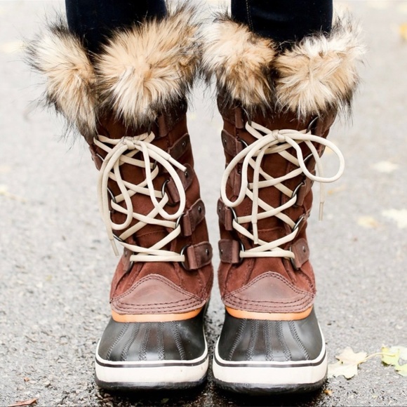 Sorel Women's Brown Joan Of Arctic Boot in Tobacco - Picture 2 of 12